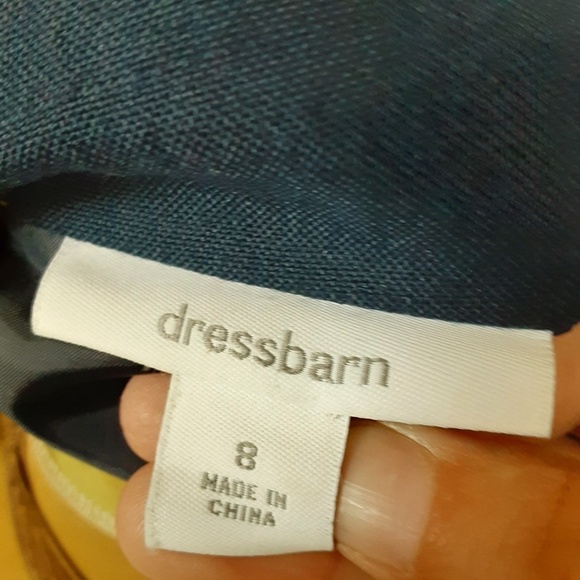 DRESSBARN Navy Button Closure Blazer - Picture 8 of 9